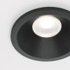 Lampa wbudowana wpuszczana w sufit LED aluminiowa czarna okrągła Zoom MAYTONI DL034-01-06W4K-B